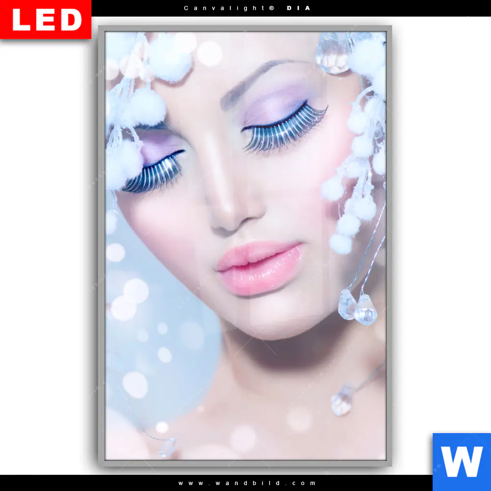 Leuchtbild Acrylglas Canvalight® DIA | Schönheit in Frost und Kristall | Hochformat - Image 2