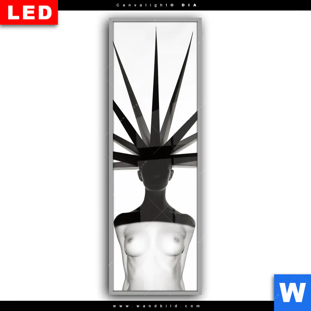 Leuchtbild Acrylglas Canvalight® DIA | Sonnengöttin | Schmal - Image 2