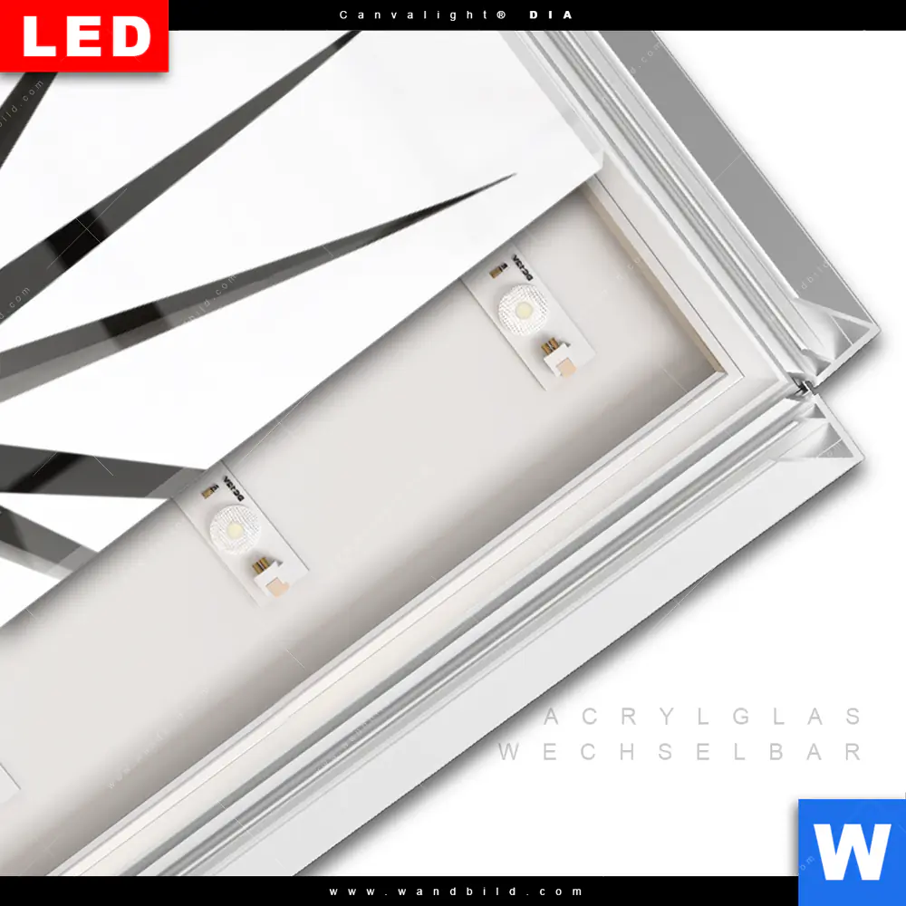 Leuchtbild Acrylglas Canvalight® DIA | Sonnengöttin | Schmal - Image 3