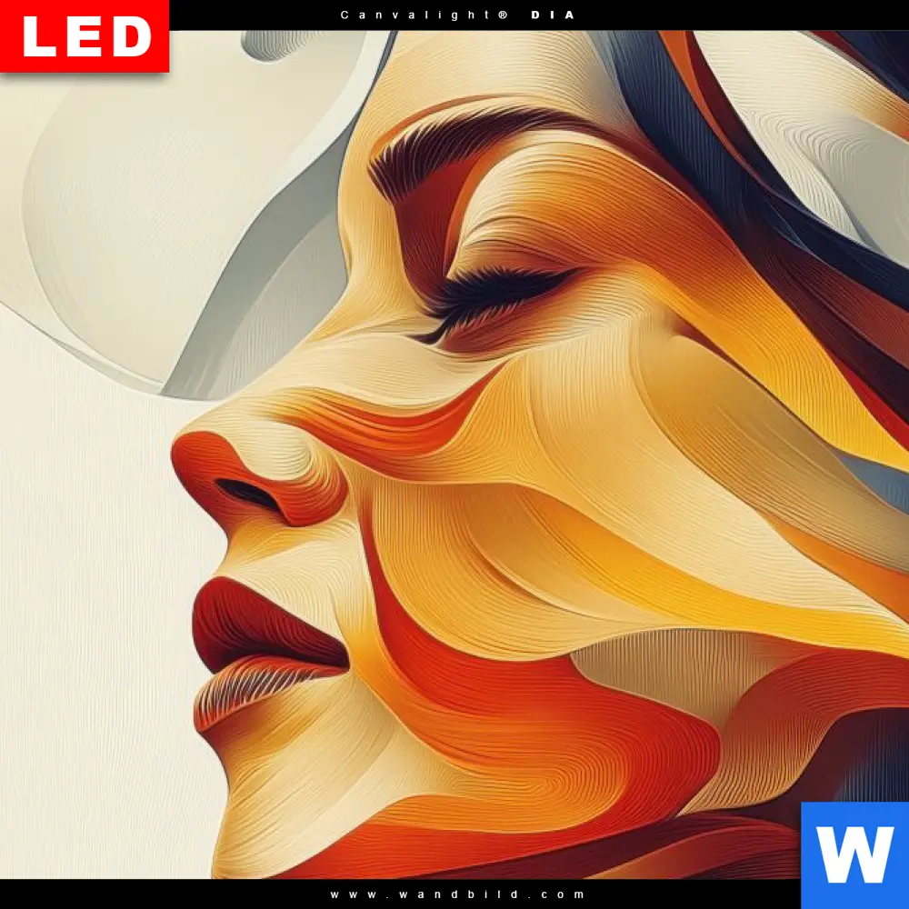 Leuchtbild Acrylglas Canvalight® DIA | Wellen der Emotionen | Panorama - Image 4