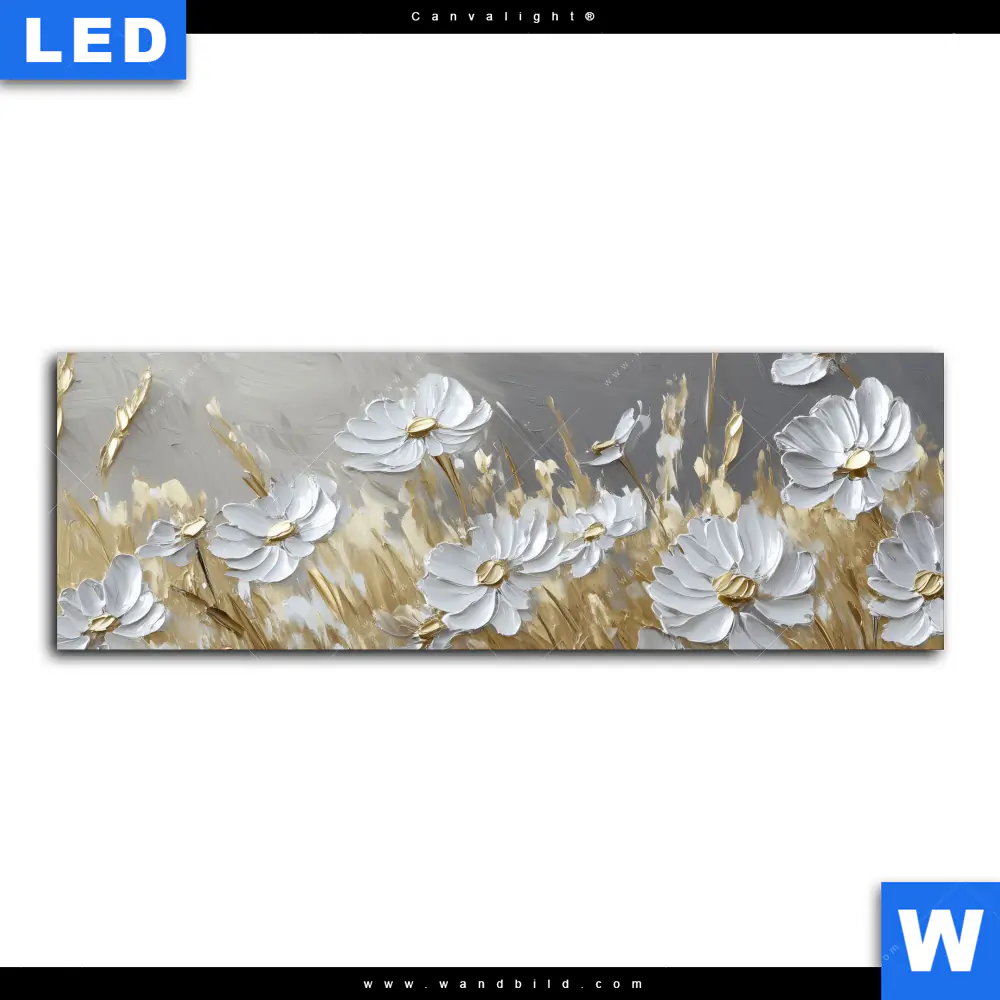Canvalight® Leuchtbild | Blüten im Wind | Panorama - Image 2