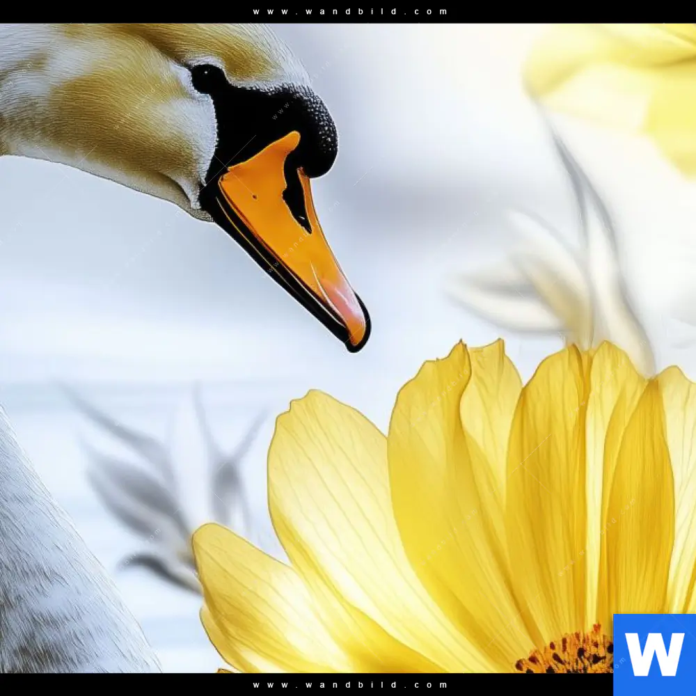 Canvalight® Leuchtbild | Der Schwan - Seeromantik | Quadrat - Image 4