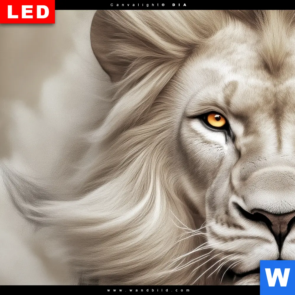 Canvalight® Leuchtbild | König der Tiere | Querformat - Image 4