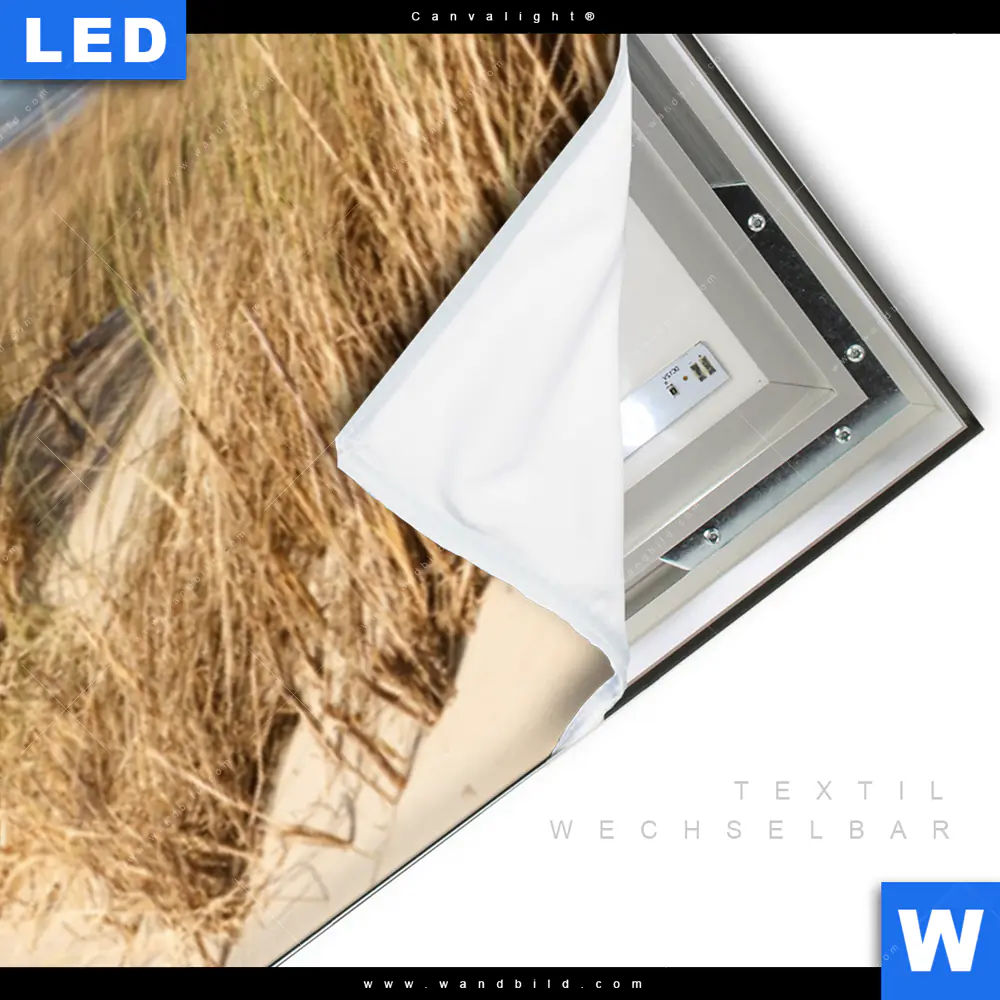 Canvalight® Leuchtbild | Strand auf Langeoog | Panorama - Image 3
