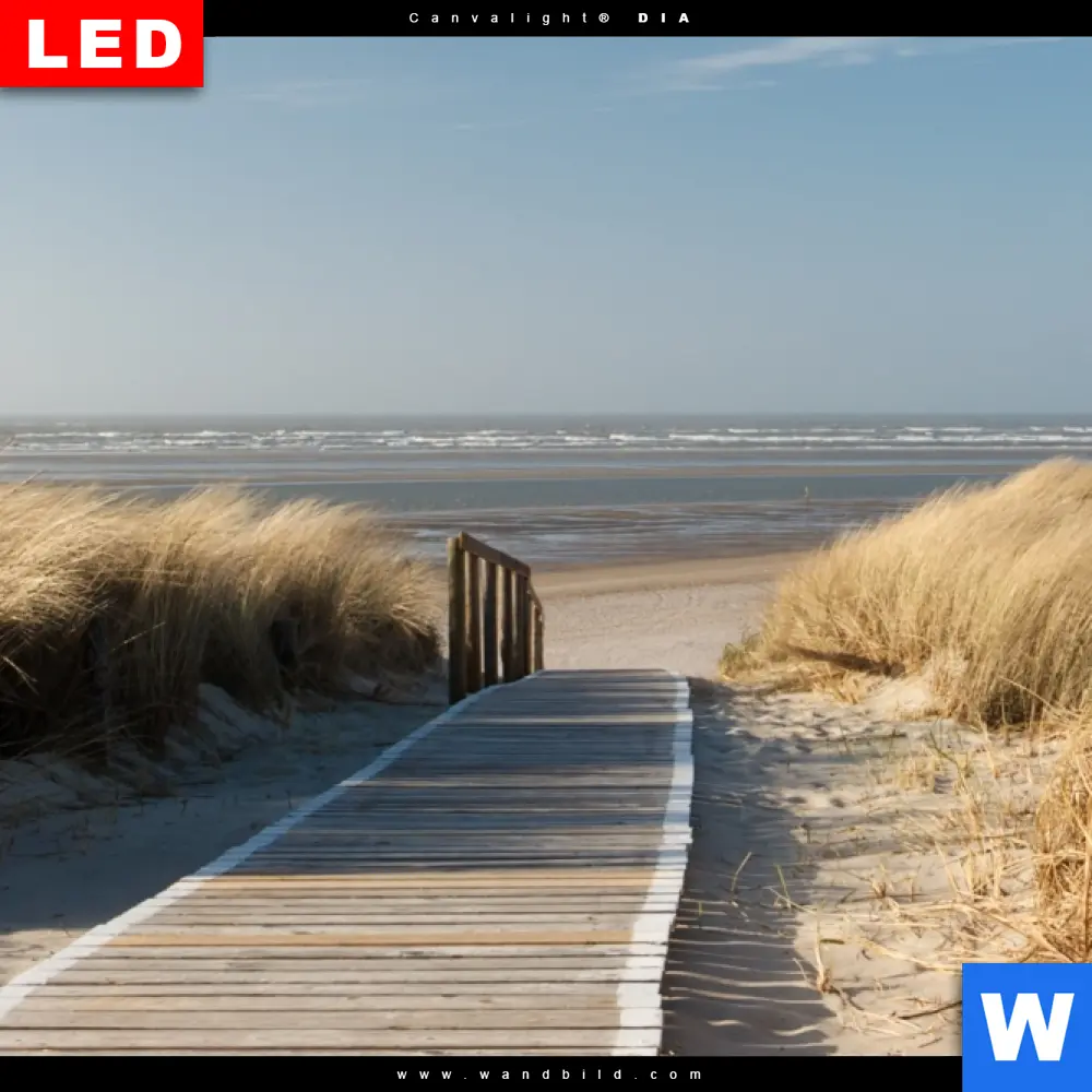 Canvalight® Leuchtbild | Strand auf Langeoog | Panorama - Image 4