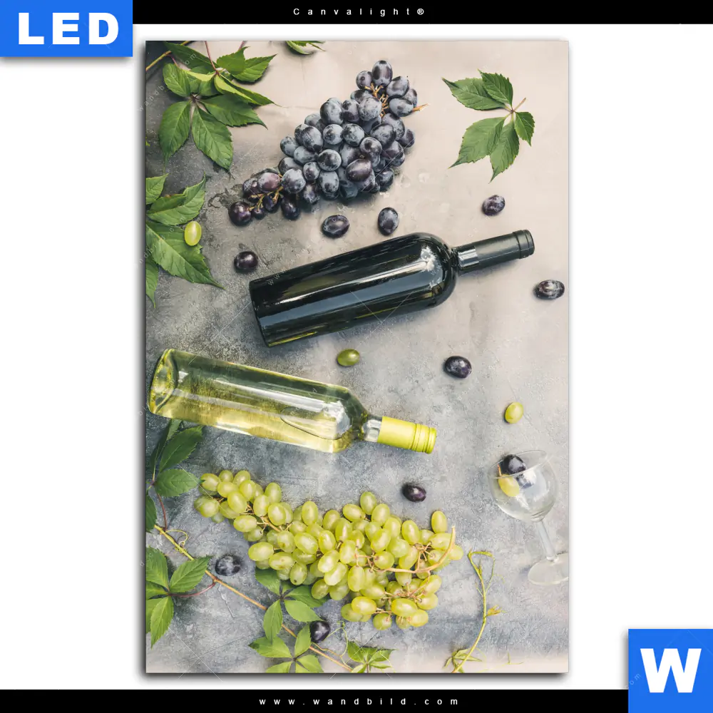 Canvalight® Leuchtbild | Weingenuss | Hochformat - Image 2