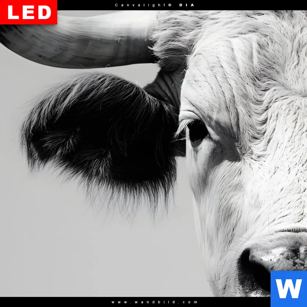 Canvalight® Leuchtbild | Weisser Bulle | Hochformat - Image 4