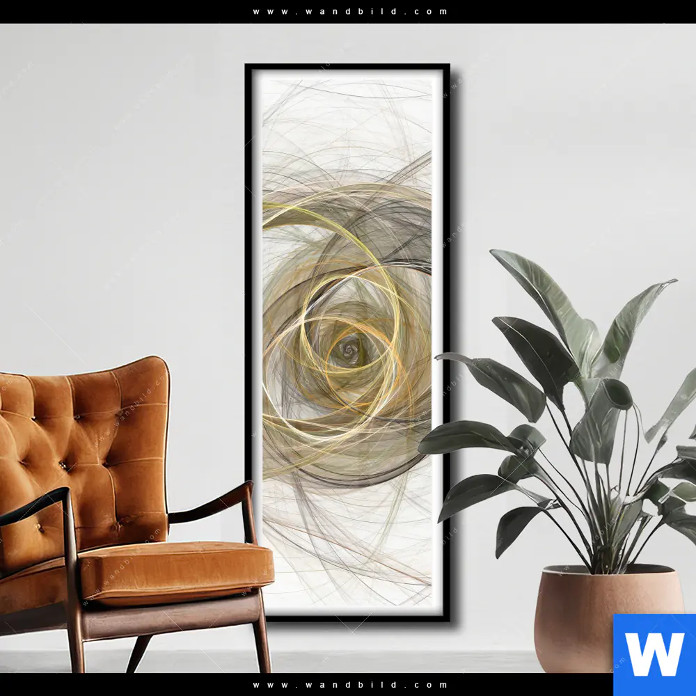 Poster | Abstrakte moderne Linienkunst | Schmal