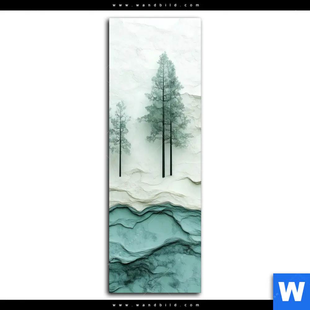 Poster | Abstrakter Wald | Schmal - Image 2