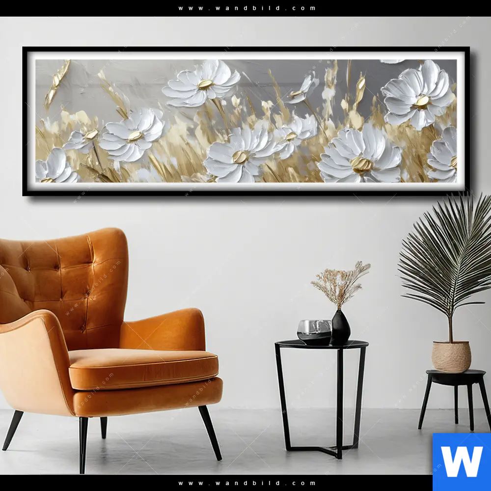 Poster | Blüten im Wind | Panorama