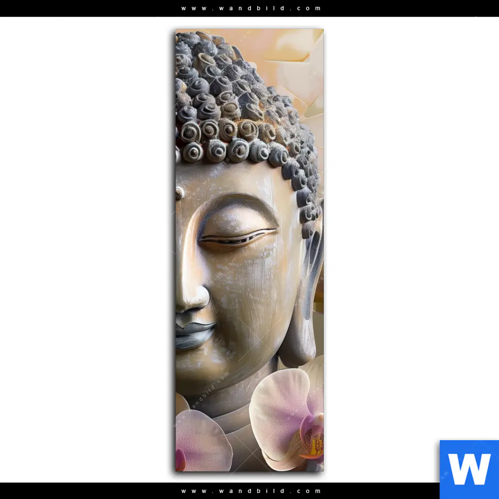 Poster | Buddha & Orchideen | Schmal - Image 2