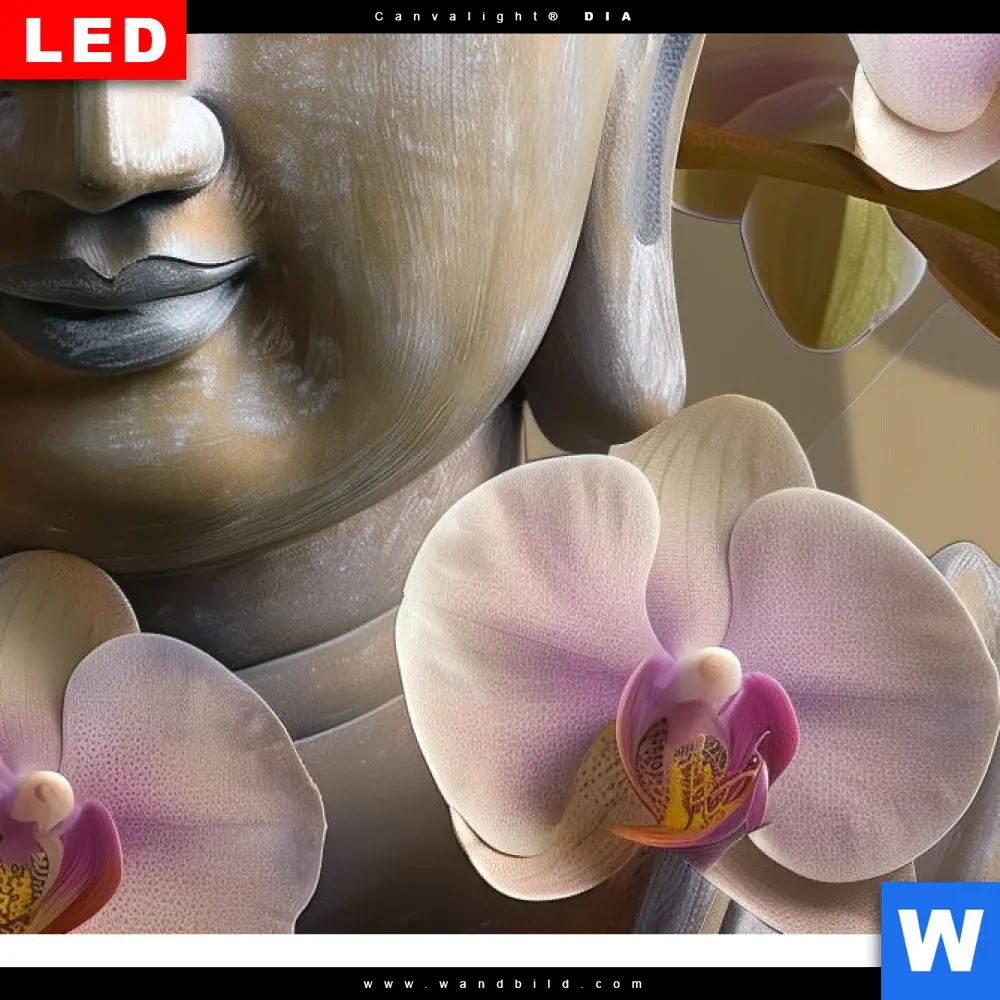 Poster | Buddha & Orchideen | Schmal - Image 4