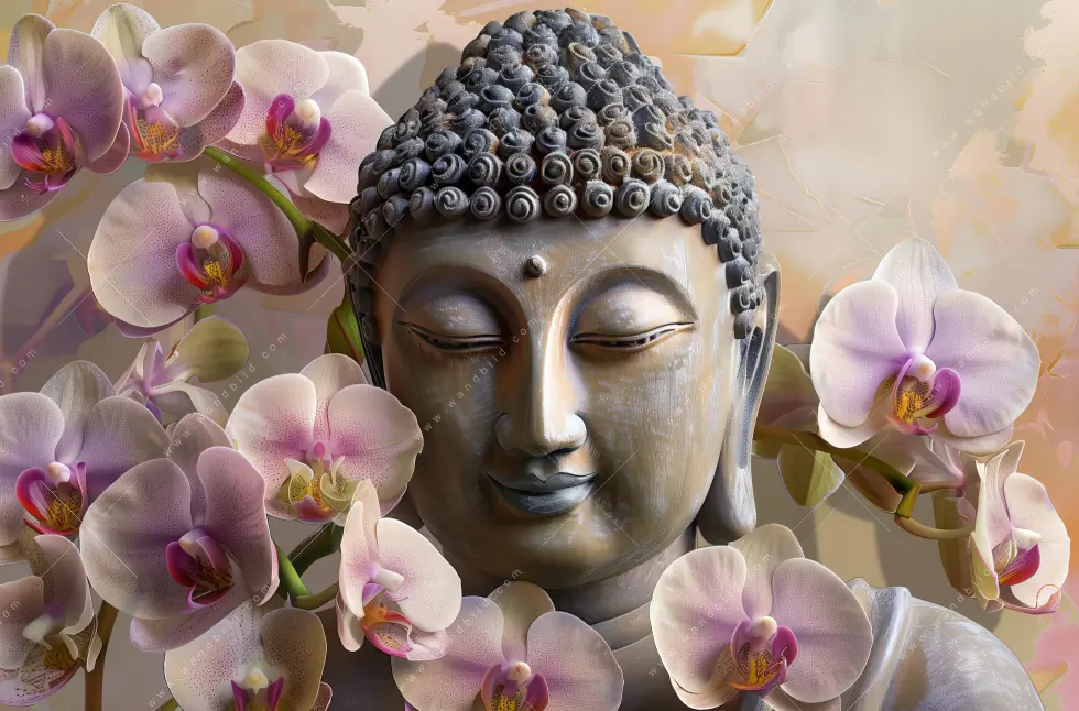 Poster | Buddha & Orchideen | Schmal - Image 5