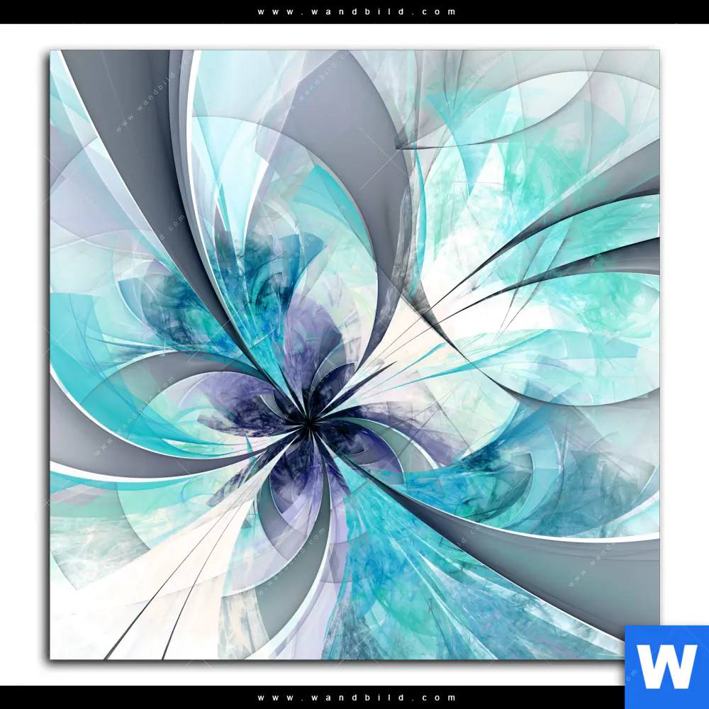 Poster | Digitale Blumen No.3 | Quadrat - Image 2