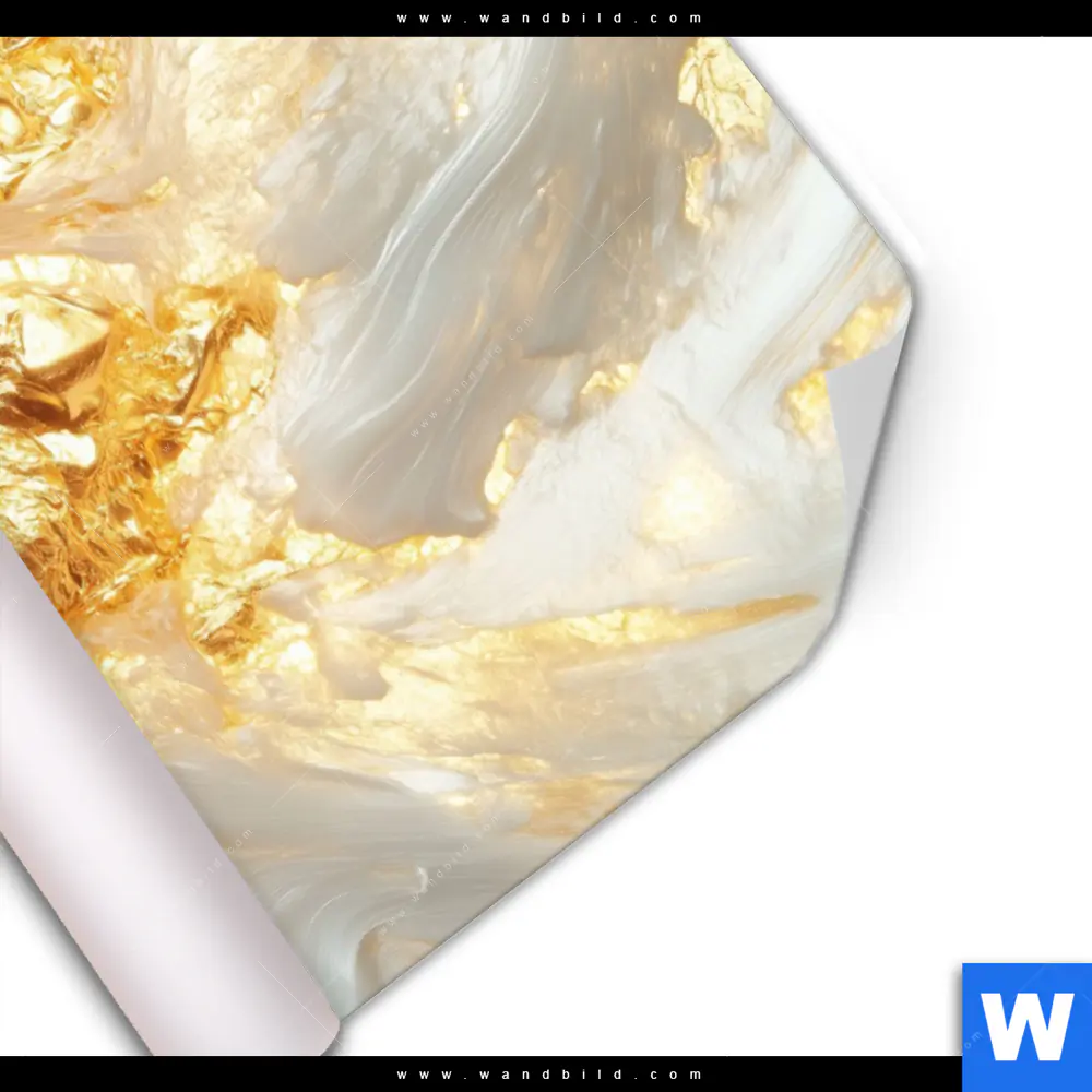 Poster | Edle Farbexplosion Gold | Querformat - Image 3