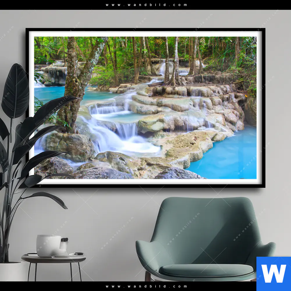 Poster | Exotischer Wasserfall | Querformat
