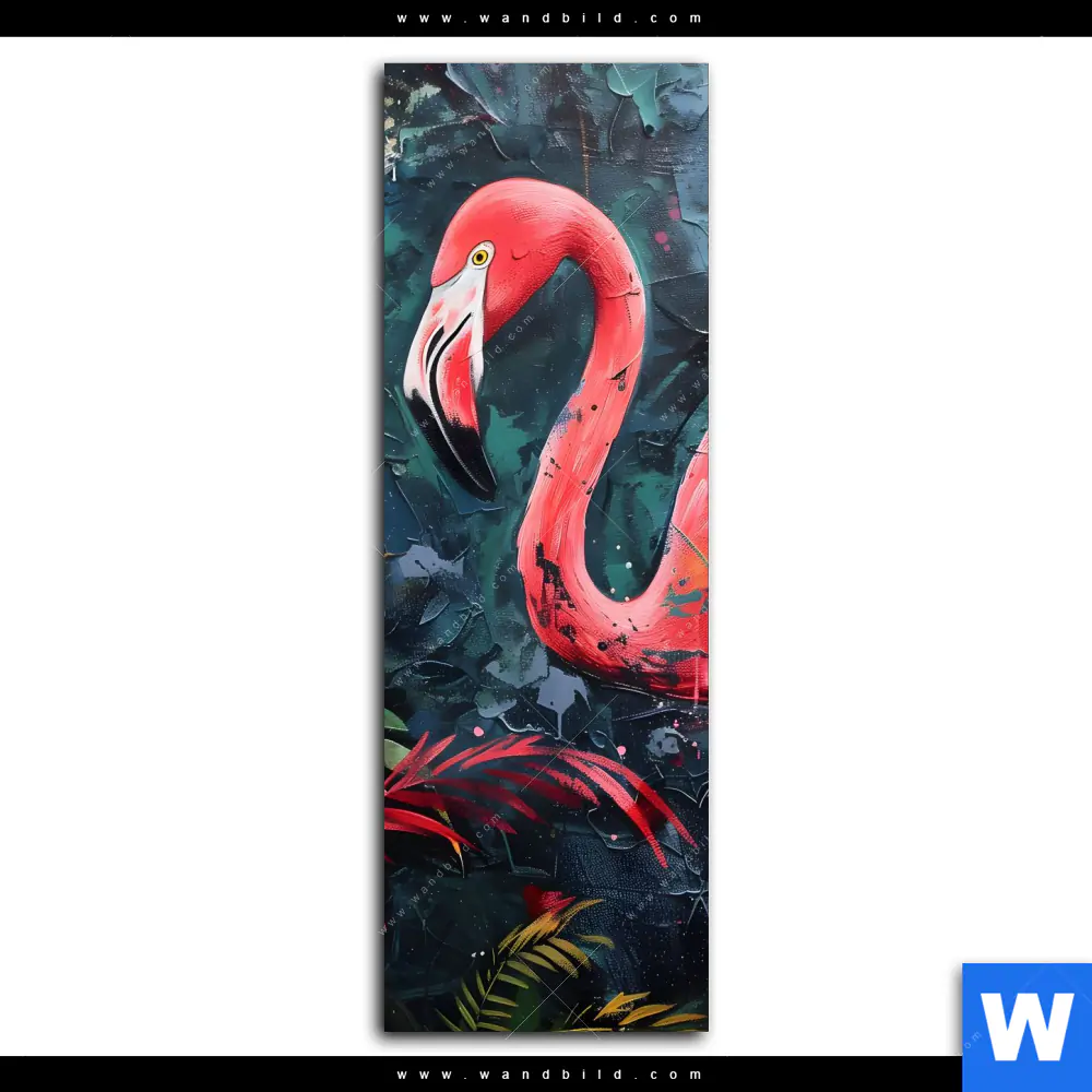 Poster | Flamingo - Dschungel Eleganz | Schmal - Image 2