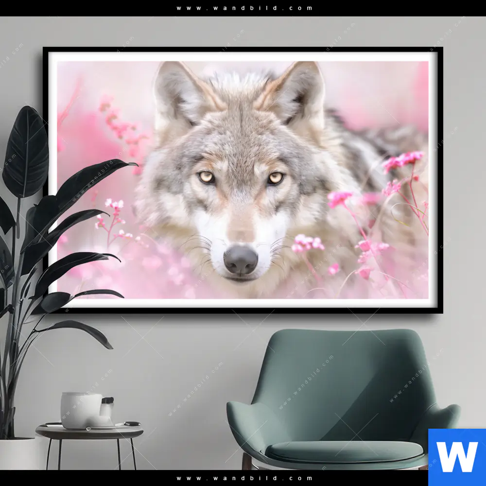 Poster | Friedlicher Wolf | Querformat