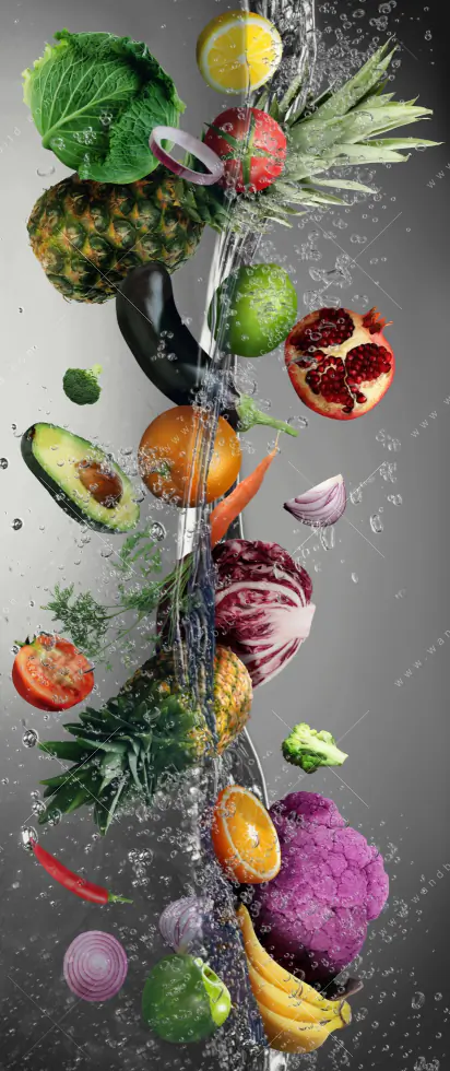 Poster | Frische Gemüse-Explosion | Schmal - Image 5