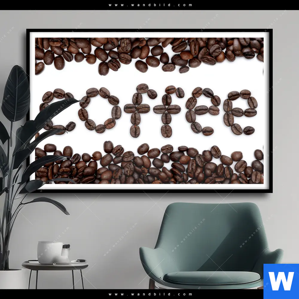 Poster | Kaffeegenuss aus besten Bohnen | Querformat