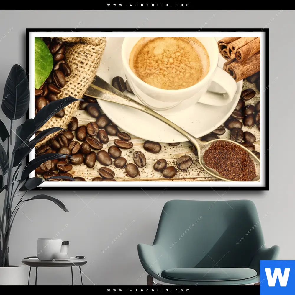 Poster | Kaffeeliebe pur | Querformat
