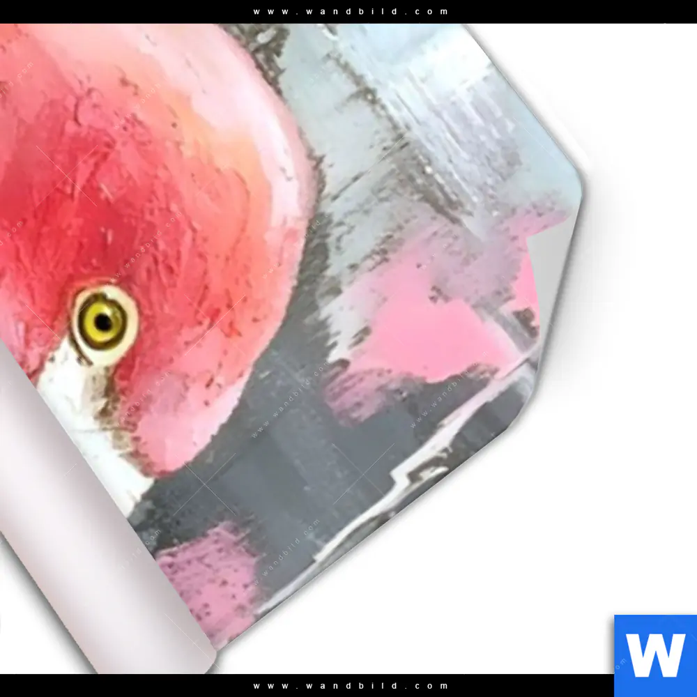 Poster | Kunstvoller Flamingo | Schmal - Image 3