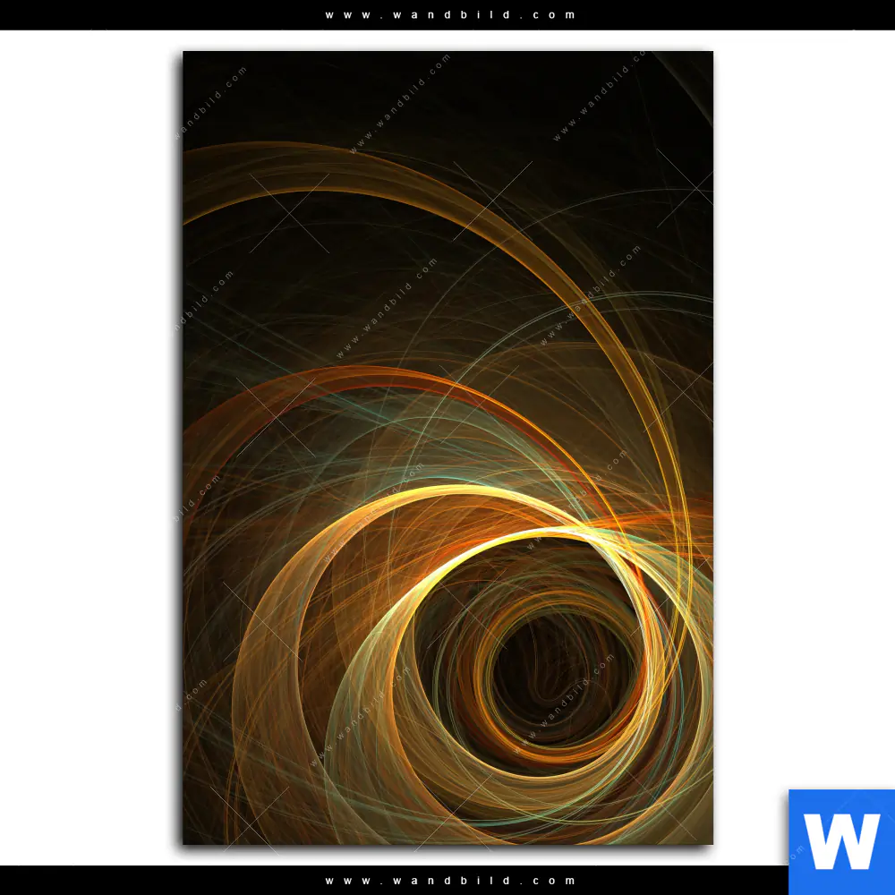 Poster | Lichtmalerei - Strudel der Energie | Hochformat - Image 2
