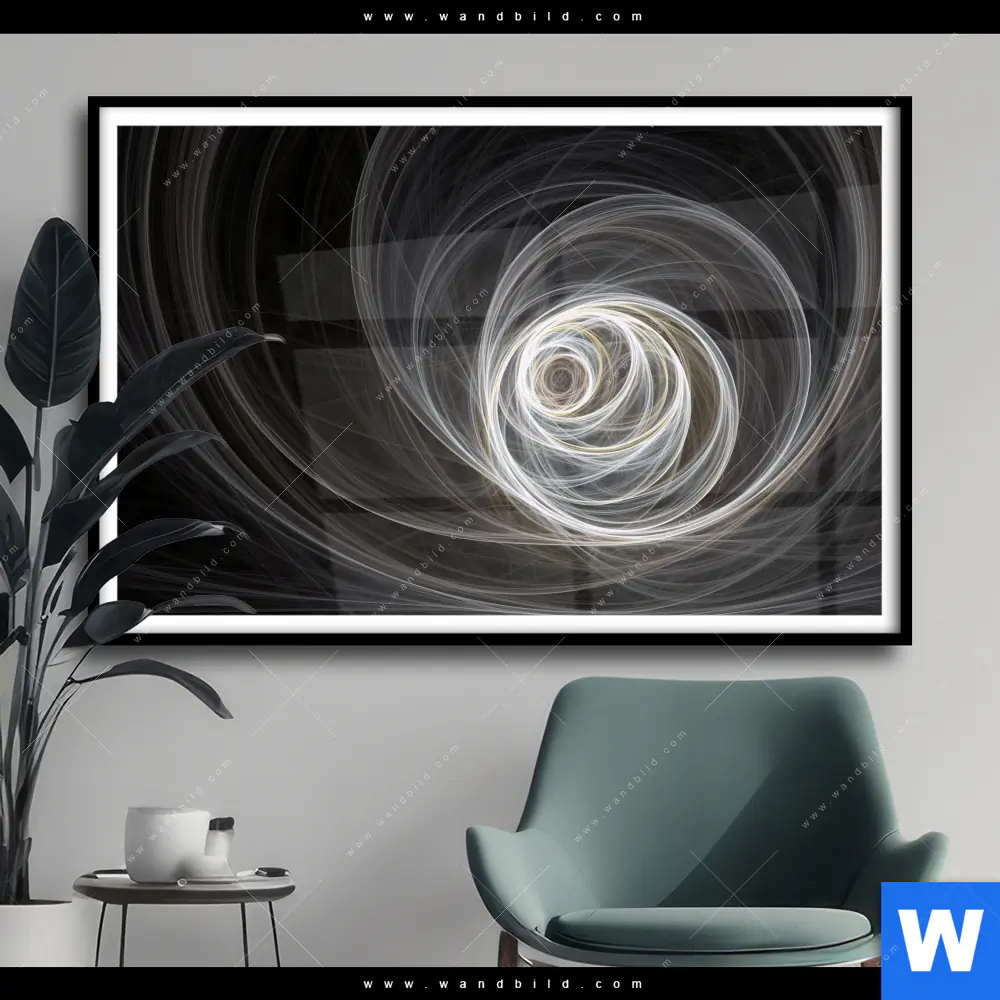 Poster | Lichtmalerei - Tanz der Linien | Querformat