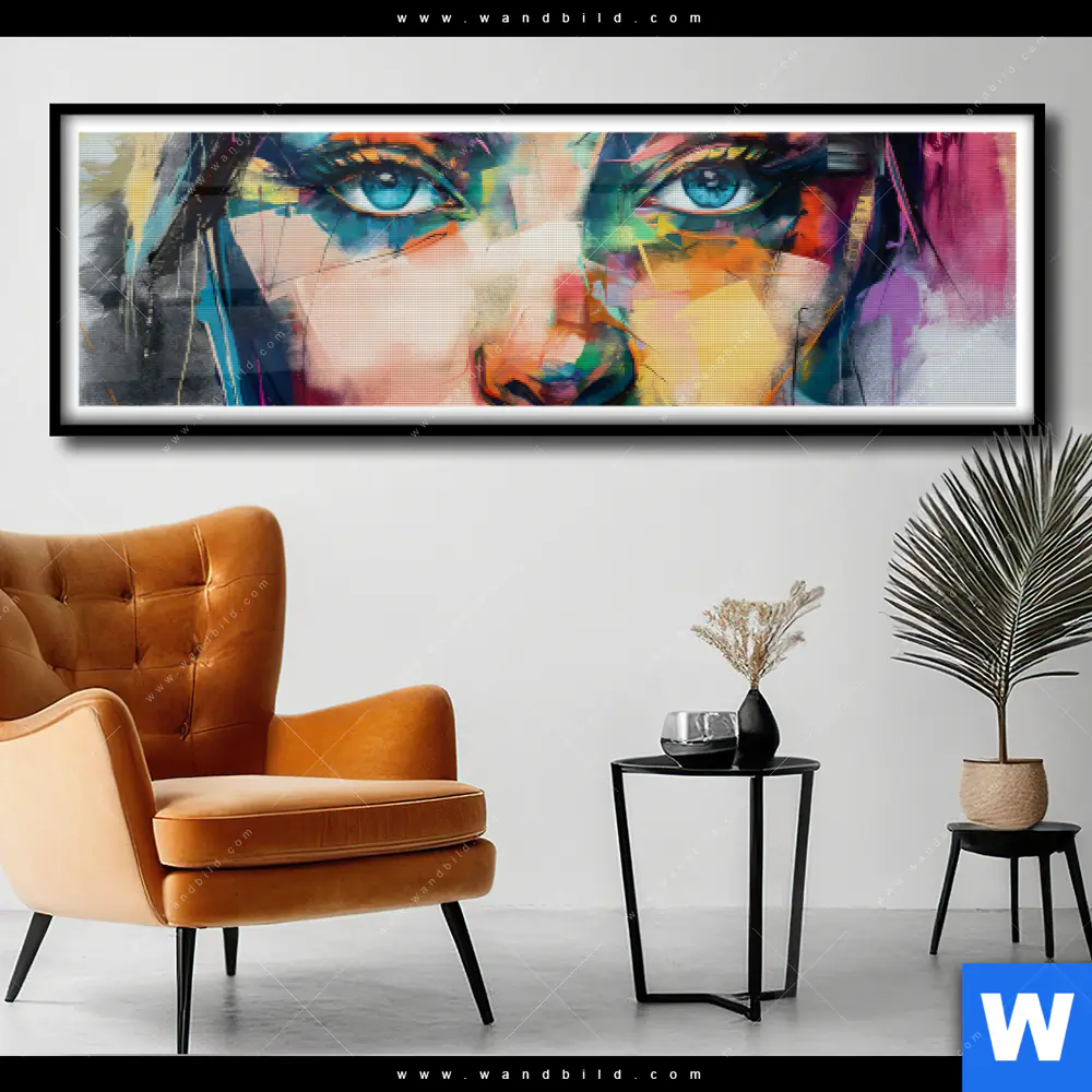 Poster | Loretta - Abstrakt Patchwork Art | Panorama