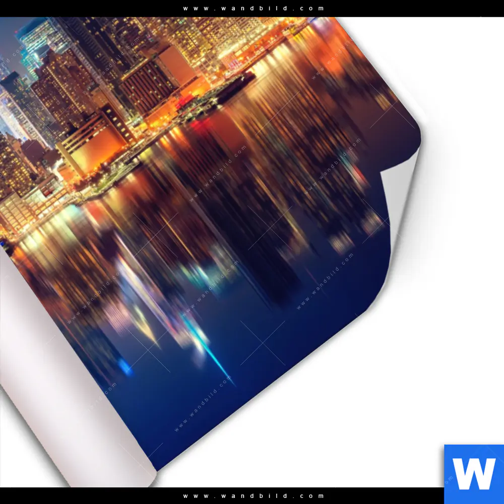 Poster | Manhattan bei Nacht | Querformat - Image 3