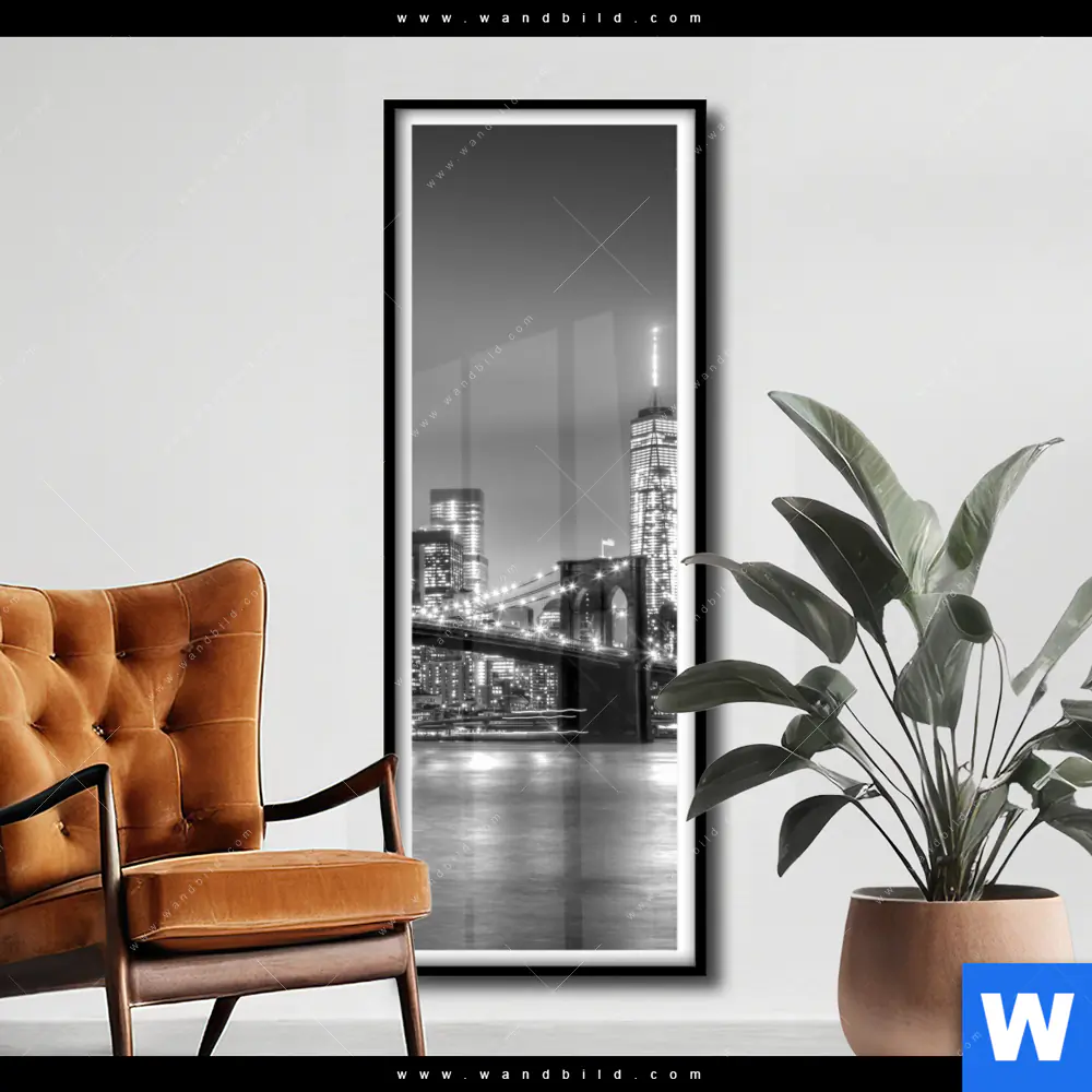 Poster | Manhattan - Zeitlose Skyline | Schmal