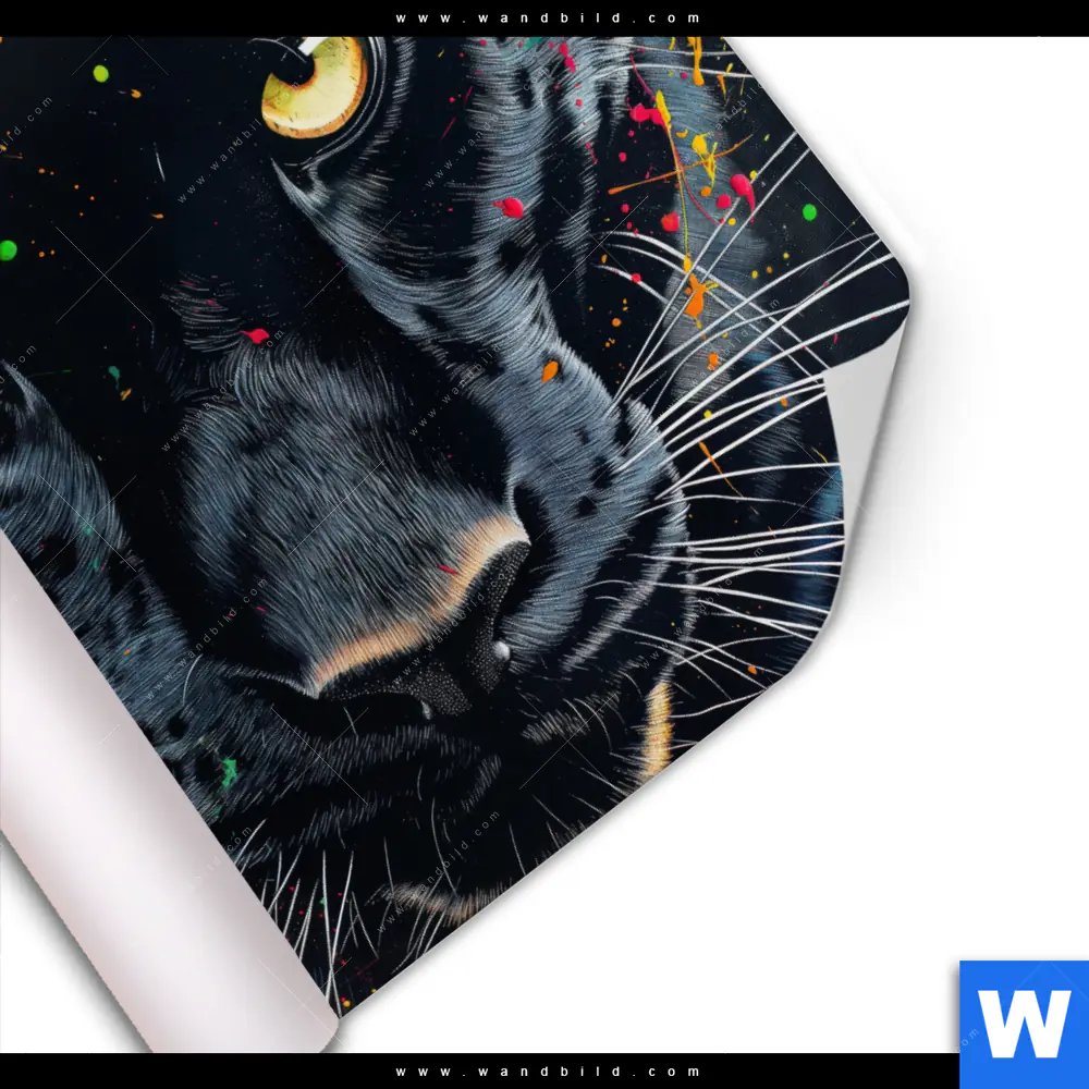 Poster | Panther Farbexplosion | Quadrat - Image 3