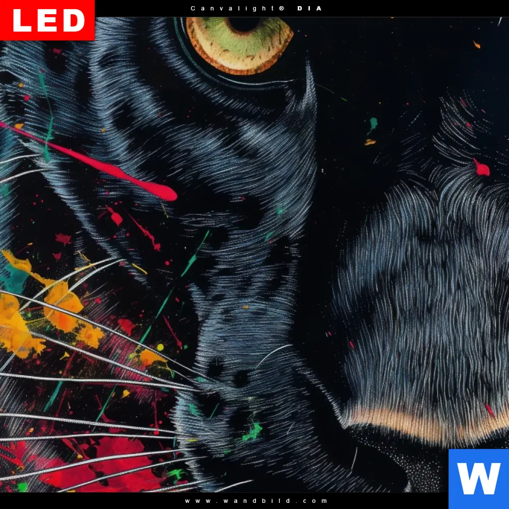 Poster | Panther Farbexplosion | Querformat - Image 4