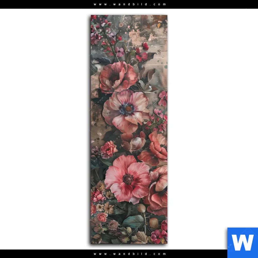 Poster | Romantische Vintageblumen | Schmal - Image 2