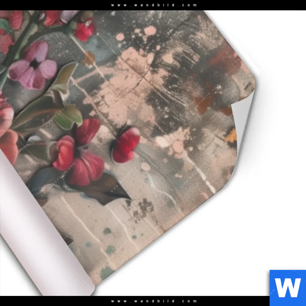 Poster | Romantische Vintageblumen | Schmal - Image 3