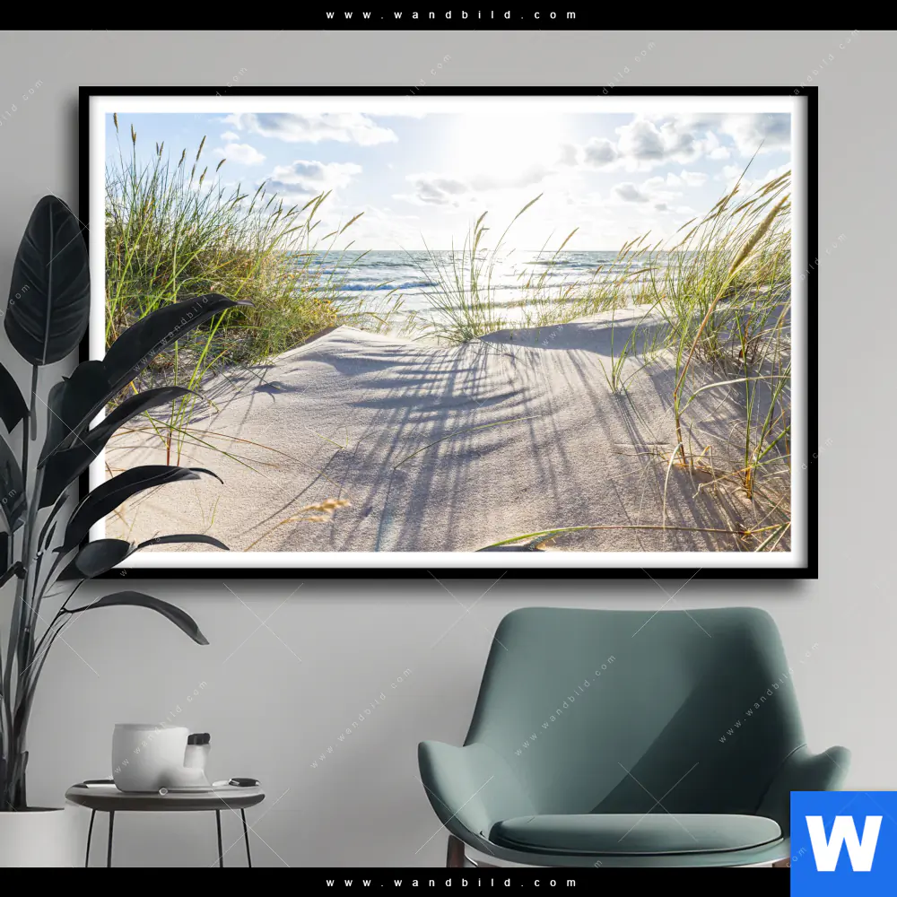 Poster | Sandstrand und Düne | Querformat