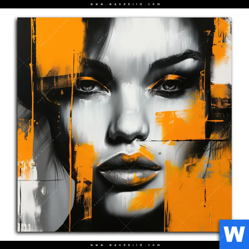 Poster | Urban Art Gesicht | Quadrat - Image 2