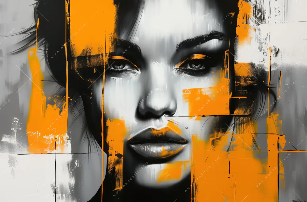 Poster | Urban Art Gesicht | Quadrat - Image 5
