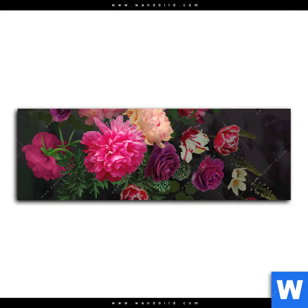 Poster | Vintage Blumen No. 2 | Panorama - Image 2