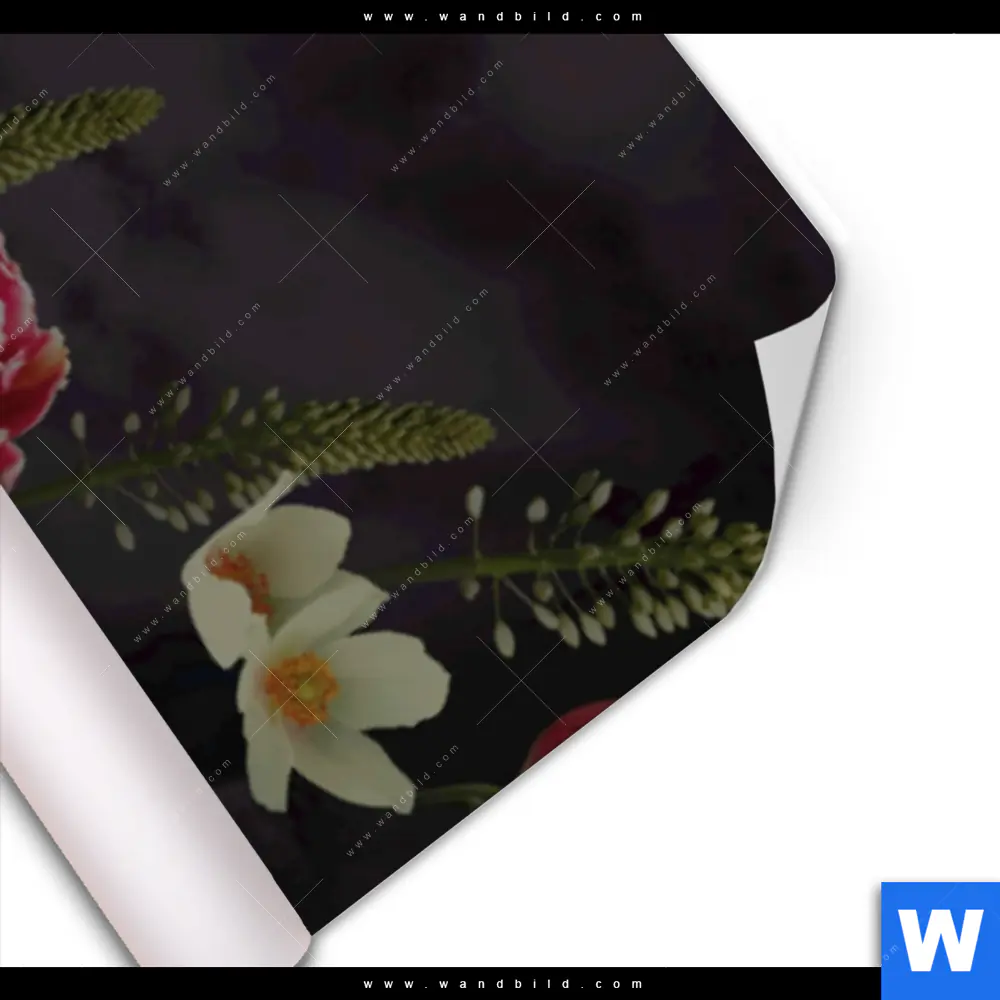 Poster | Vintage Blumen No. 2 | Panorama - Image 3