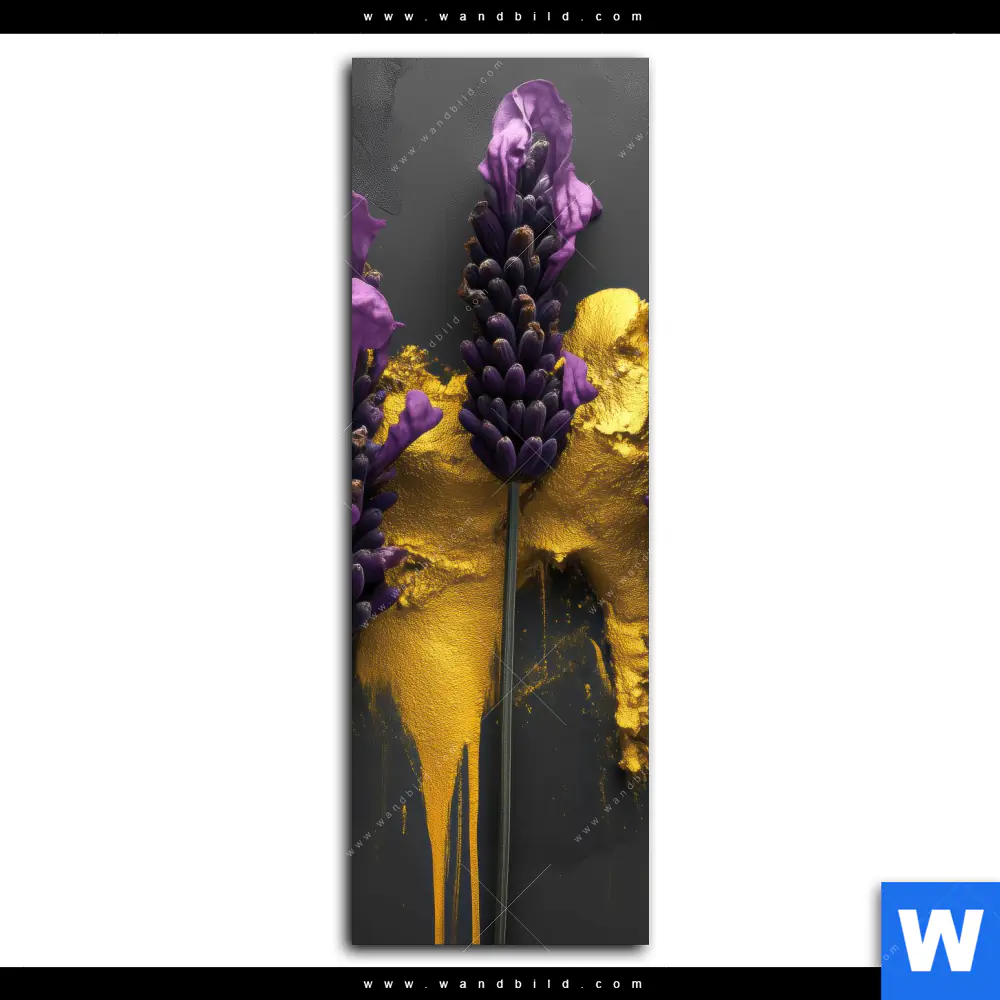 Spannbild | Abstrakte Lavendel-Kunst | Schmal - Image 2