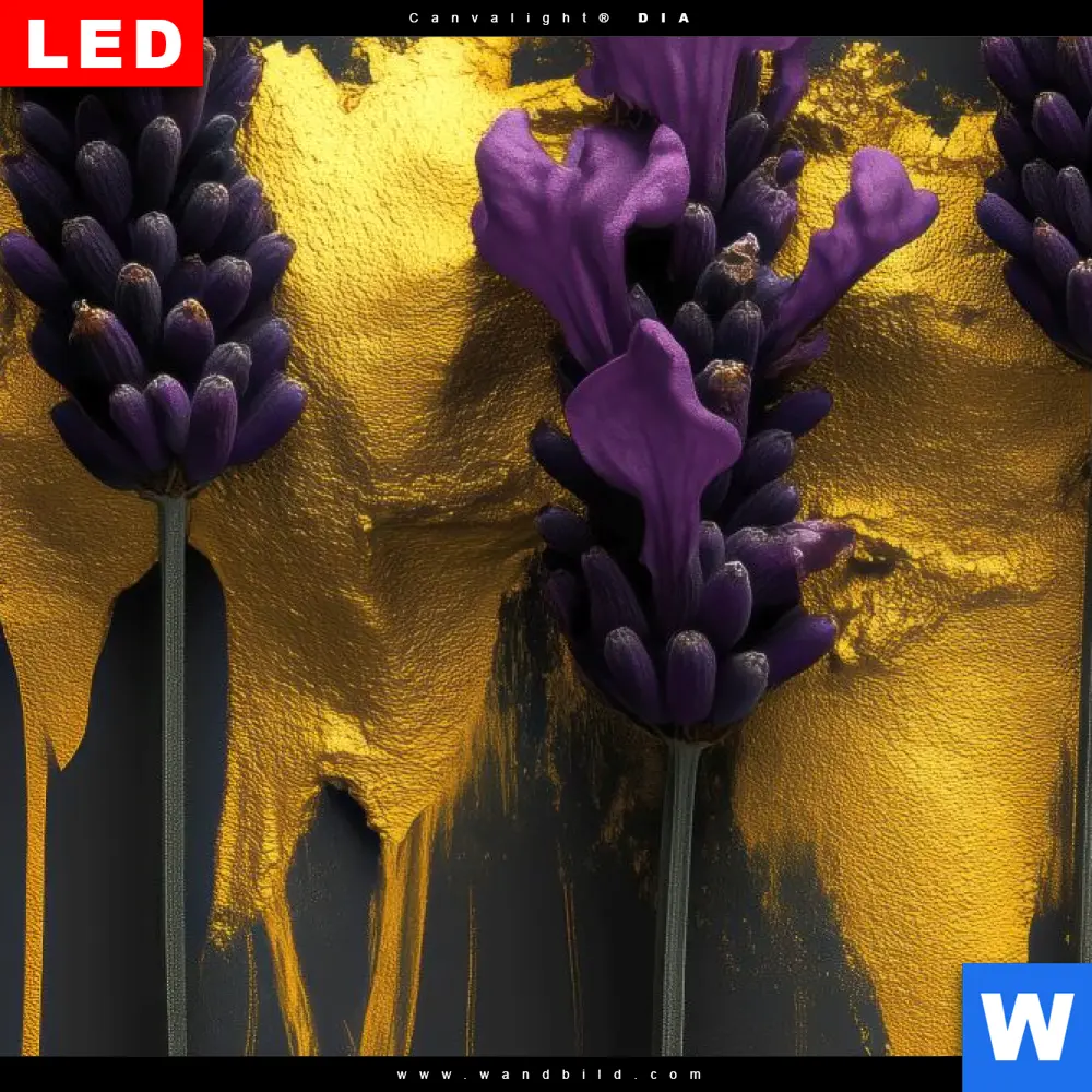 Spannbild | Abstrakte Lavendel-Kunst | Schmal - Image 4