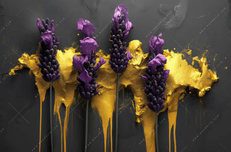 Spannbild | Abstrakte Lavendel-Kunst | Schmal - Image 5