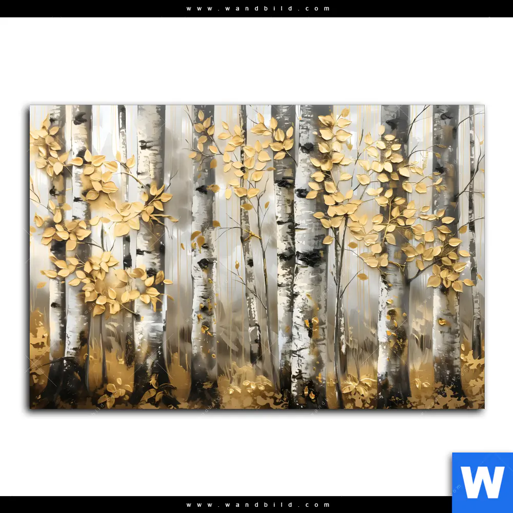 Spannbild | Abstrakter Birkenwald | Querformat - Image 2