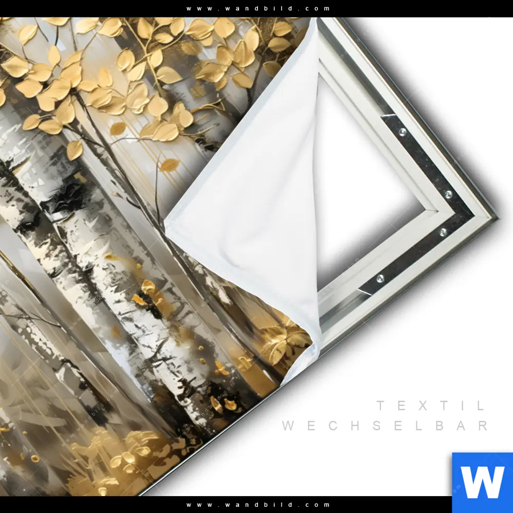 Spannbild | Abstrakter Birkenwald | Querformat - Image 3