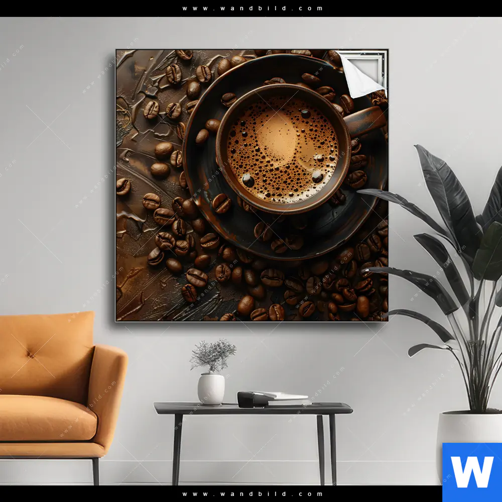 Spannbild | Aromatischer Kaffeetraum | Quadrat