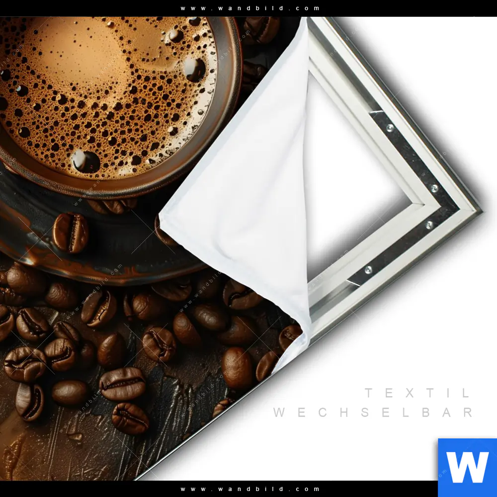 Spannbild | Aromatischer Kaffeetraum | Quadrat - Image 3