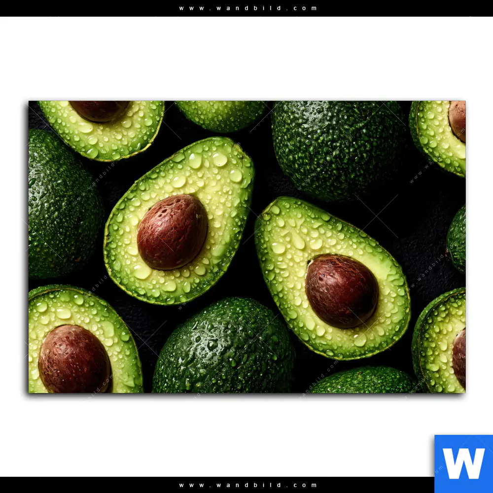 Spannbild | Avocados mit Wassertropfen | Querformat - Image 2