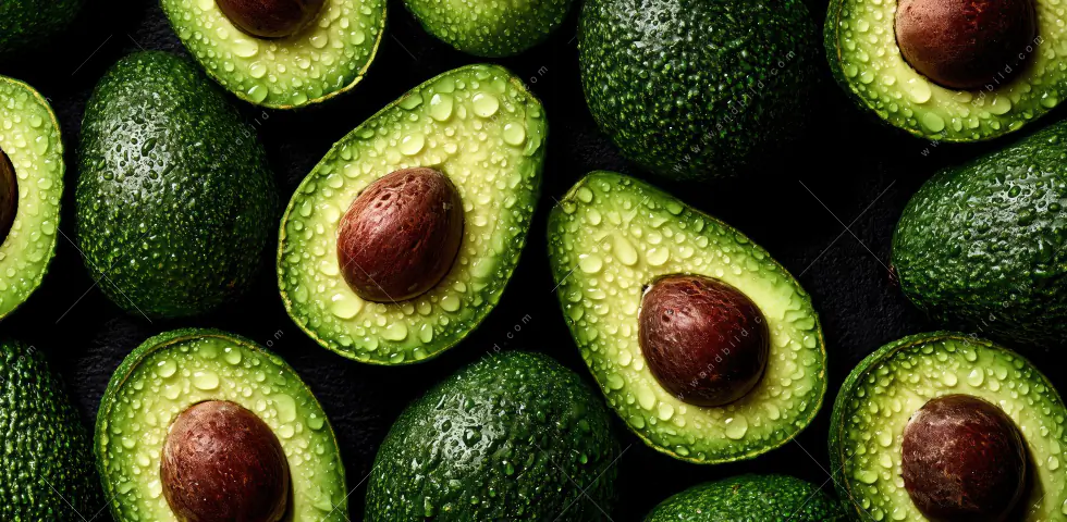 Spannbild | Avocados mit Wassertropfen | Querformat - Image 5