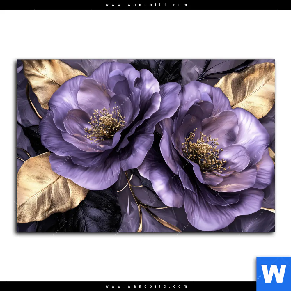 Spannbild | Blumeneleganz in Violett | Querformat - Image 2
